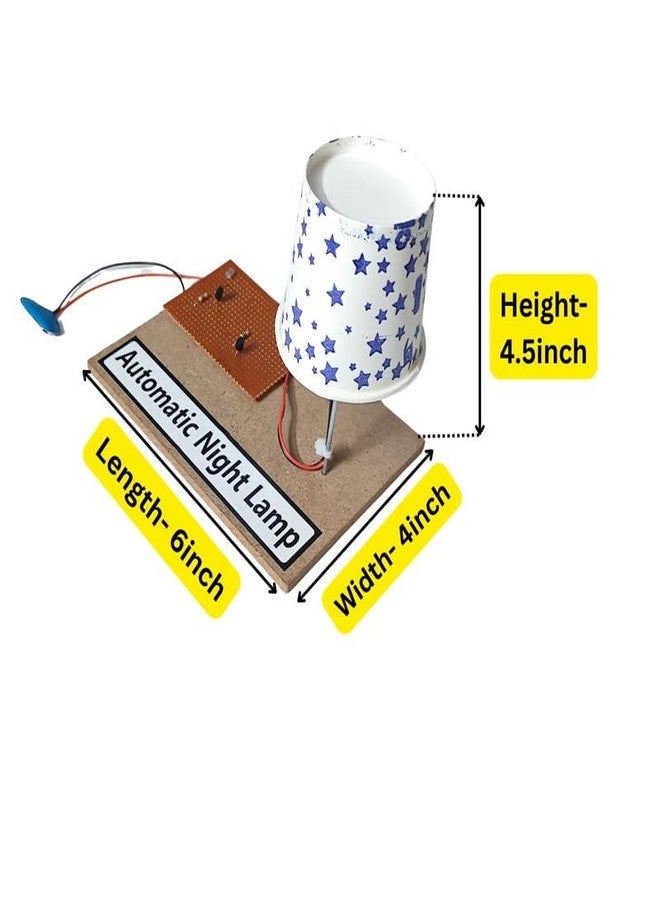 ESPtronics Automatic Night Lamp ON Off Working Model - DIY Kit Physics Science Project STEM Using LDR Sensor and Transistor for School Kids and Class 12 Students - Image 2